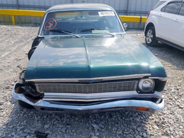 113691W327535 - 1971 CHEVROLET NOVA GREEN photo 10