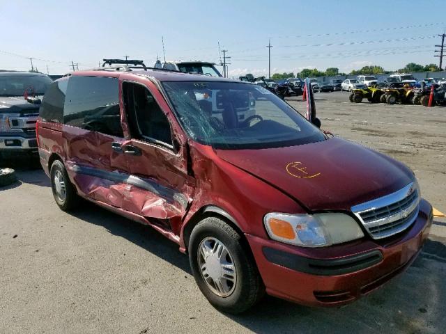 1GNDX03E11D247209 - 2001 CHEVROLET VENTURE MAROON photo 1