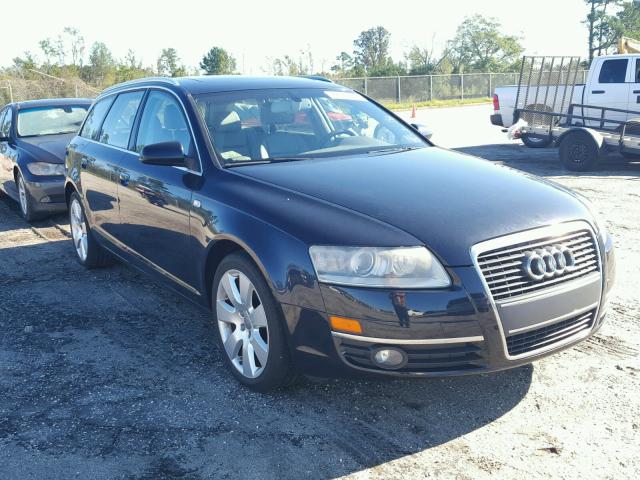 WAUKH74F56N090196 - 2006 AUDI A6 AVANT Q BLUE photo 1