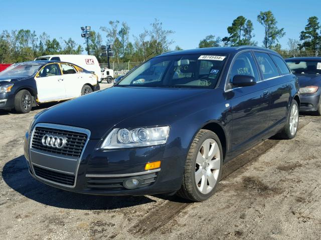 WAUKH74F56N090196 - 2006 AUDI A6 AVANT Q BLUE photo 2