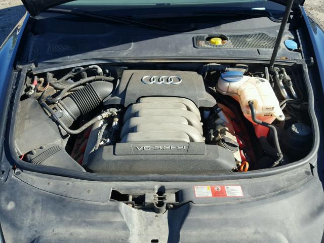 WAUKH74F56N090196 - 2006 AUDI A6 AVANT Q BLUE photo 7