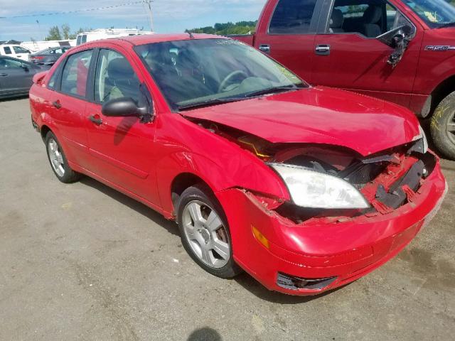 1FAFP34NX5W294983 - 2005 FORD FOCUS ZX4 RED photo 1