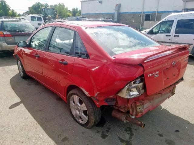 1FAFP34NX5W294983 - 2005 FORD FOCUS ZX4 RED photo 3