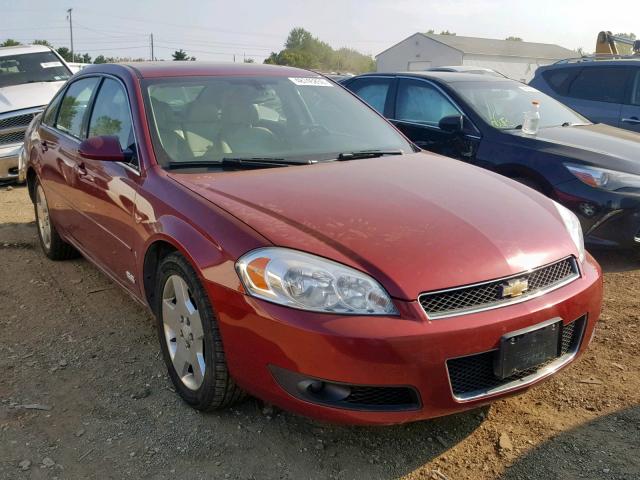 2G1WD58C879193484 - 2007 CHEVROLET IMPALA SUP RED photo 1