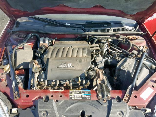 2G1WD58C879193484 - 2007 CHEVROLET IMPALA SUP 红色 照片 7
