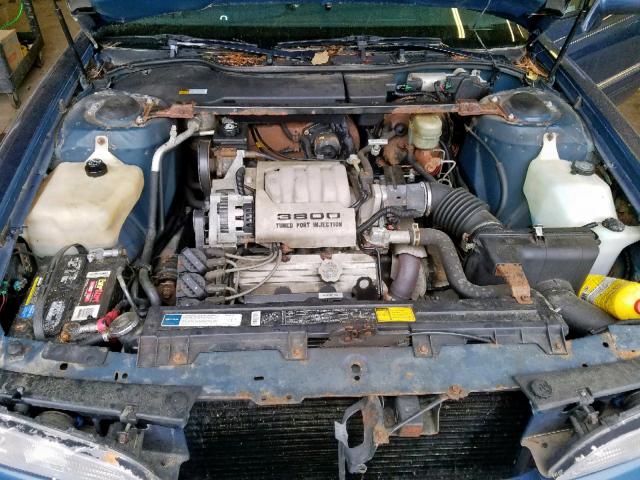 1G2HX53LXN1272143 - 1992 PONTIAC BONNEVILLE BLUE photo 7