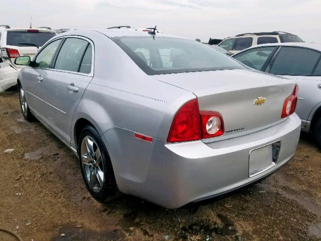 1G1ZC5EB8AF217437 - 2010 CHEVROLET MALIBU 1LT SILVER photo 3