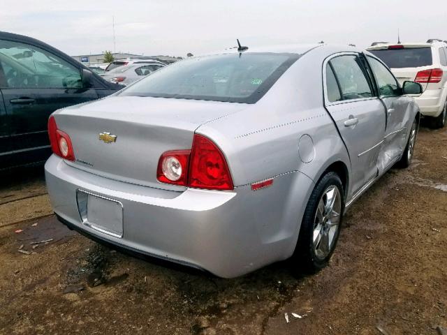 1G1ZC5EB8AF217437 - 2010 CHEVROLET MALIBU 1LT SILVER photo 4