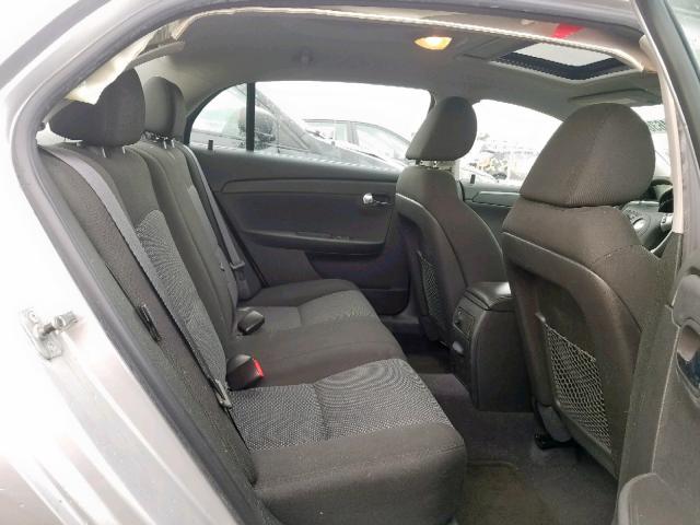 1G1ZC5EB8AF217437 - 2010 CHEVROLET MALIBU 1LT SILVER photo 6