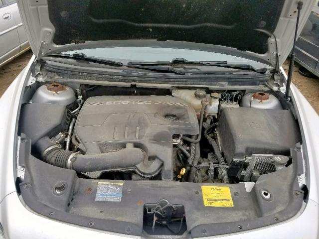 1G1ZC5EB8AF217437 - 2010 CHEVROLET MALIBU 1LT SILVER photo 7