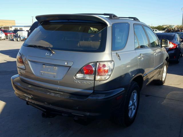 JTJHF10U130303784 - 2003 LEXUS RX 300 GRAY photo 4