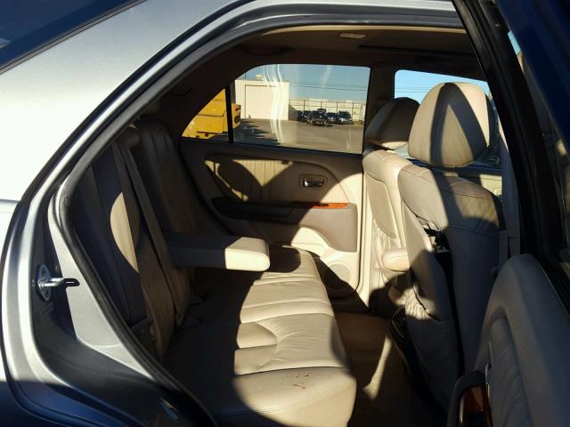 JTJHF10U130303784 - 2003 LEXUS RX 300 GRAY photo 6