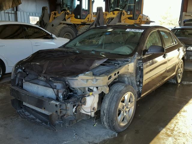 1G1ZB5EB4A4146476 - 2010 CHEVROLET MALIBU LS CHARCOAL photo 2