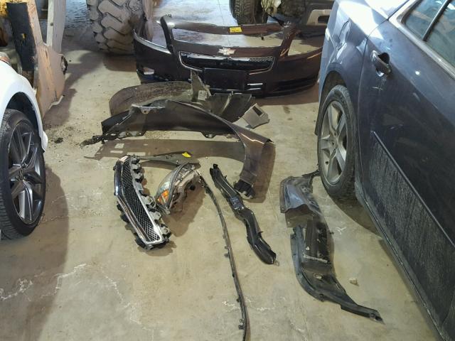 1G1ZB5EB4A4146476 - 2010 CHEVROLET MALIBU LS CHARCOAL photo 9