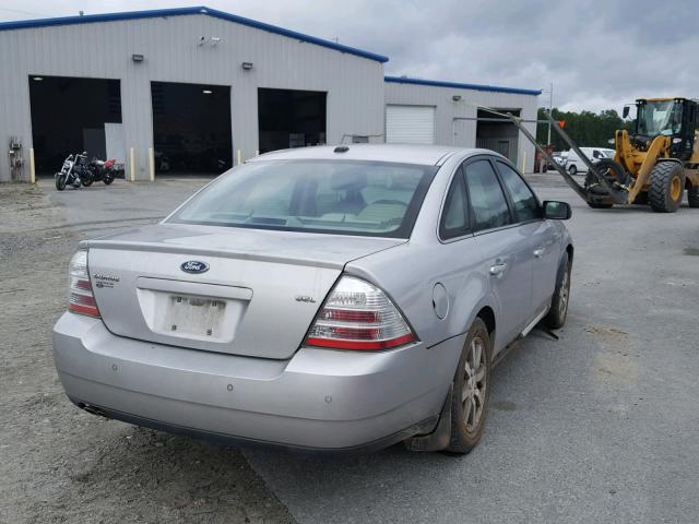 1FAHP24W59G120041 - 2009 FORD TAURUS SEL SILVER photo 4