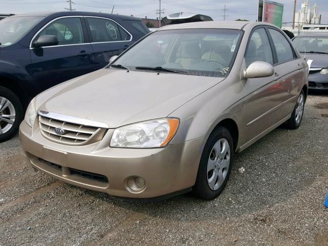 KNAFE121465278383 - 2006 KIA NEW SPECTR TAN photo 2