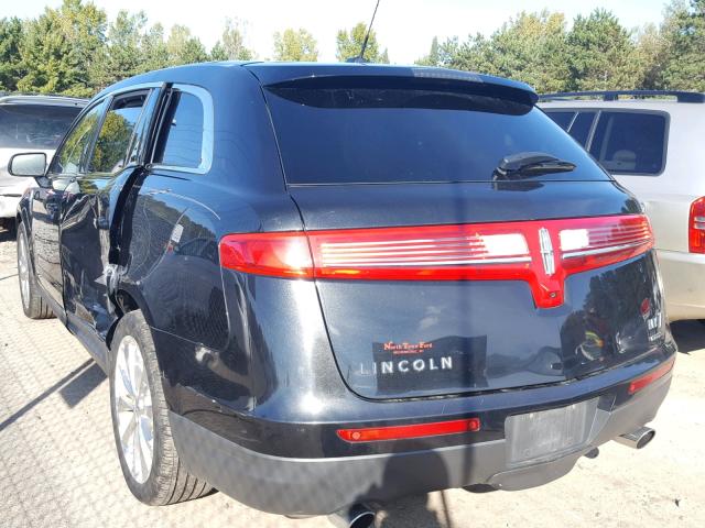 2LMHJ5AT4ABJ06764 - 2010 LINCOLN MKT BLACK photo 3