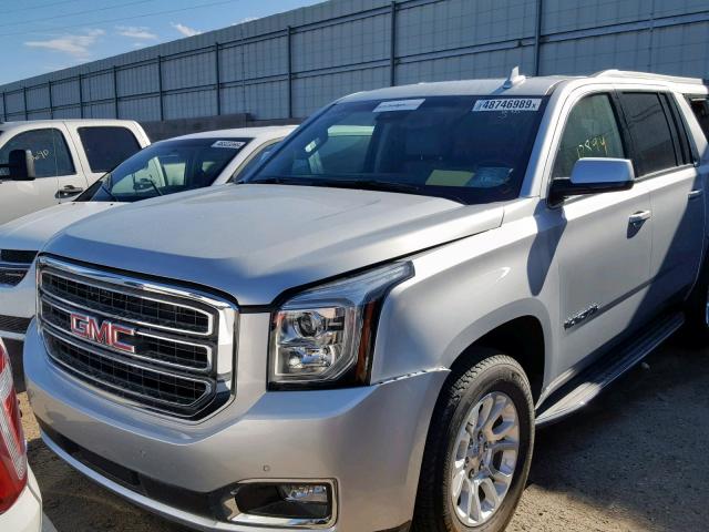 1GKS2GKC5KR317780 - 2019 GMC YUKON XL K SILVER photo 2