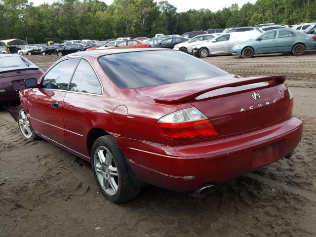 19UYA41663A011742 - 2003 ACURA 3.2CL TYPE RED photo 3