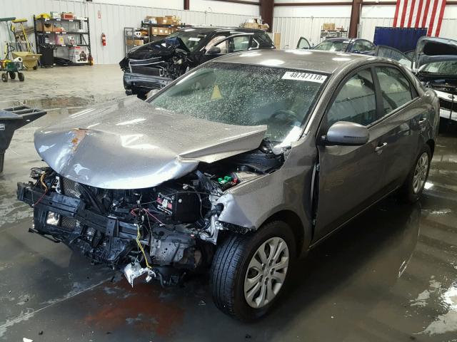 KNAFU4A29C5577006 - 2012 KIA FORTE EX GRAY photo 2