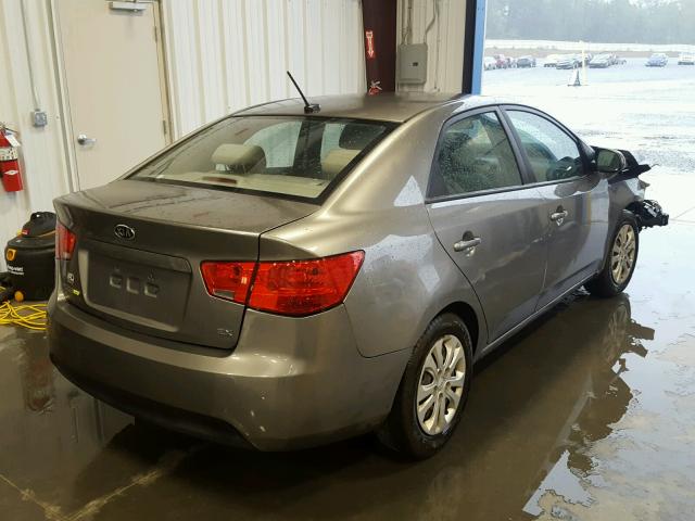 KNAFU4A29C5577006 - 2012 KIA FORTE EX GRAY photo 4