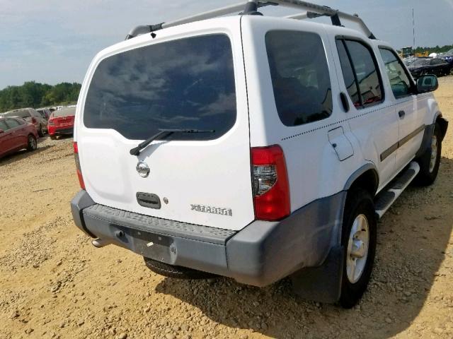 5N1ED28T93C690060 - 2003 NISSAN XTERRA XE WHITE photo 4