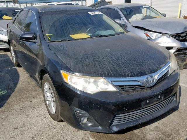 4T1BF1FK3CU042435 - 2012 TOYOTA CAMRY BASE BLACK photo 1