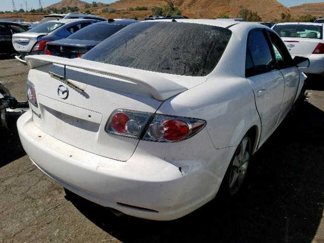 1YVHP80C465M42907 - 2006 MAZDA 6 I WHITE photo 4