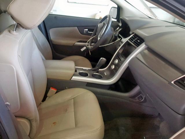 2FMDK4JC3DBE02719 - 2013 FORD EDGE SEL BLACK photo 5