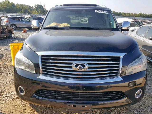 JN8AZ2NF4B9500720 - 2011 INFINITI QX56 GREEN photo 9