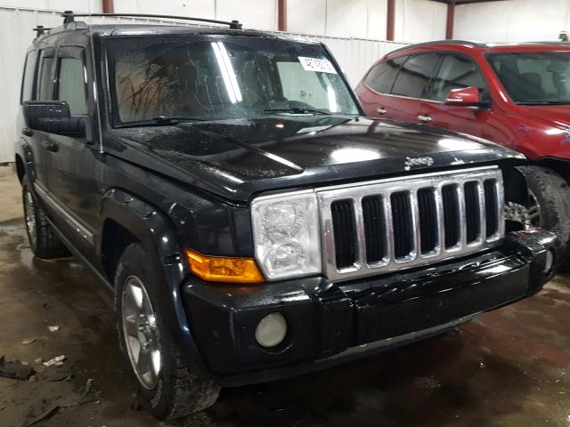 1J8HG58296C295987 - 2006 JEEP COMMANDER BLACK photo 1