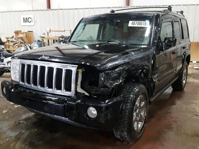 1J8HG58296C295987 - 2006 JEEP COMMANDER BLACK photo 2