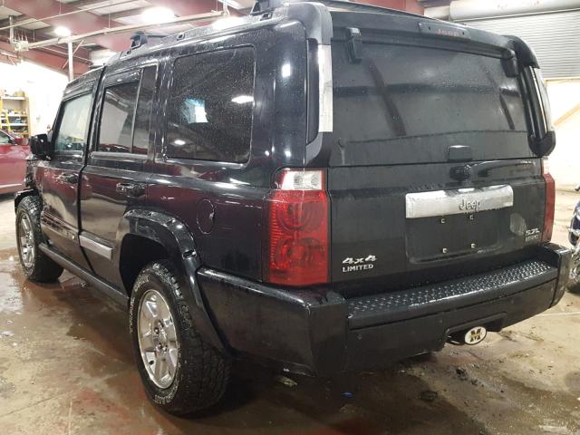 1J8HG58296C295987 - 2006 JEEP COMMANDER BLACK photo 3