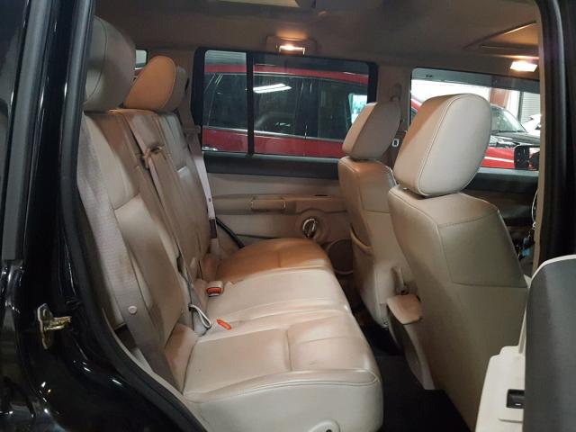 1J8HG58296C295987 - 2006 JEEP COMMANDER BLACK photo 6