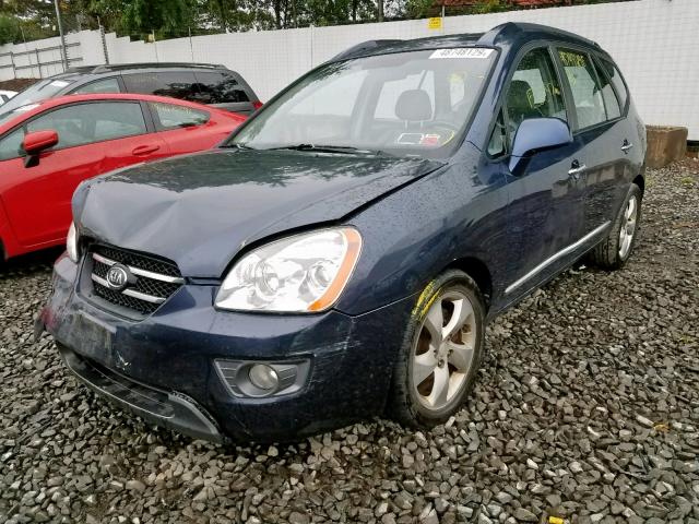 KNAFG526477114649 - 2007 KIA RONDO LX BLUE photo 2