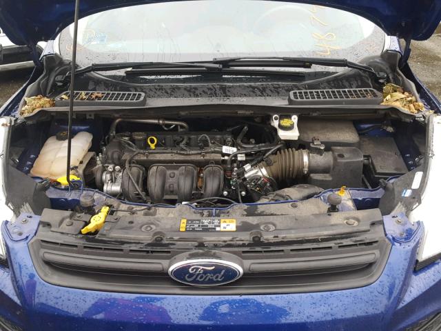 1FMCU0F77GUA17589 - 2016 FORD ESCAPE S BLUE photo 7