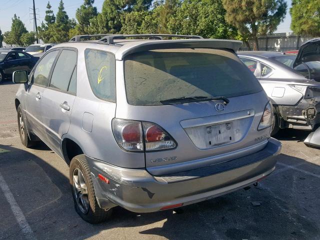 JTJGF10UX20146864 - 2002 LEXUS RX 300 BLUE photo 3