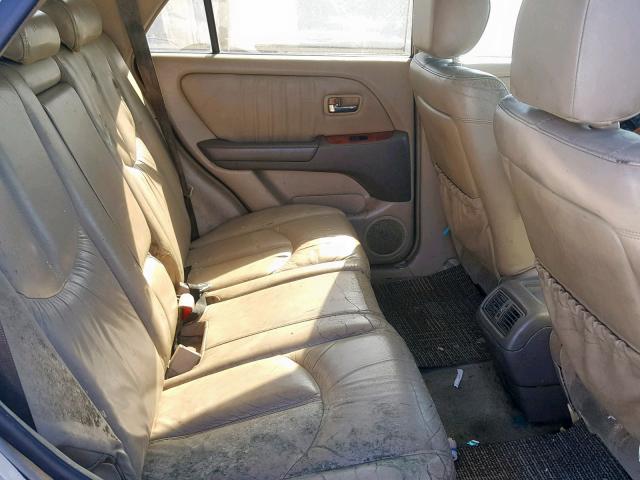 JTJGF10UX20146864 - 2002 LEXUS RX 300 BLUE photo 6