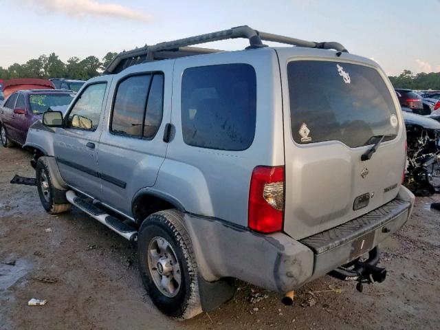 5N1ED28T71C532345 - 2001 NISSAN XTERRA XE SILVER photo 3