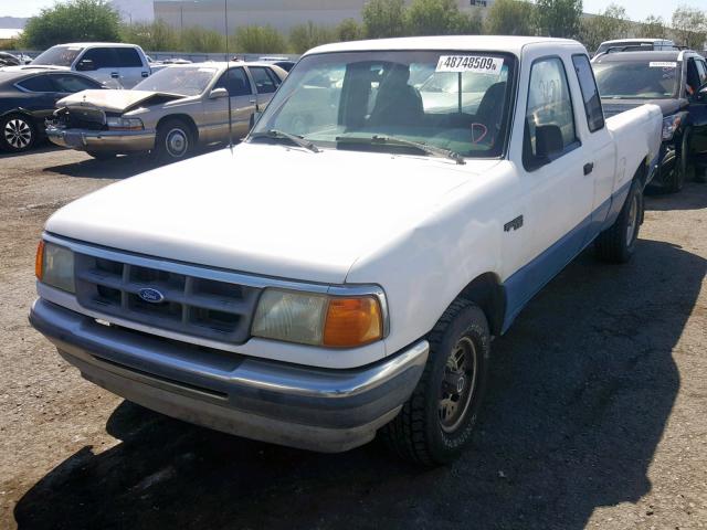 1FTCR14U8PPB68802 - 1993 FORD RANGER SUP BLUE photo 2