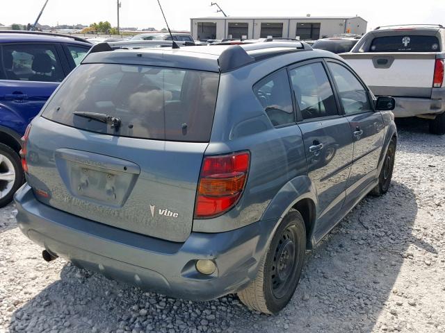 5Y2SL65857Z414317 - 2007 PONTIAC VIBE BLUE photo 4