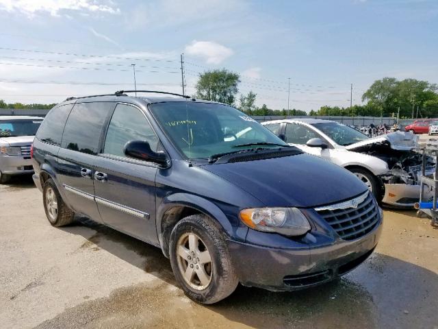 2A4GP54L77R120822 - 2007 CHRYSLER TOWN & COU BLUE photo 1