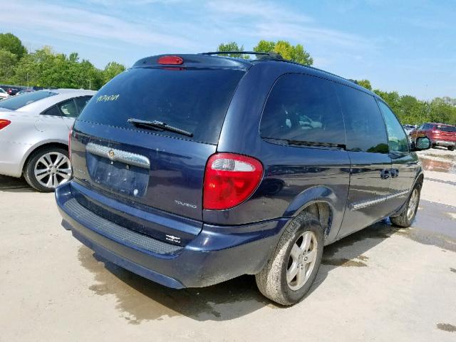 2A4GP54L77R120822 - 2007 CHRYSLER TOWN & COU BLUE photo 4