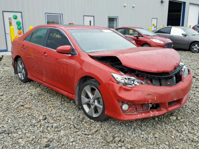 4T1BF1FKXCU614682 - 2012 TOYOTA CAMRY BASE RED photo 1