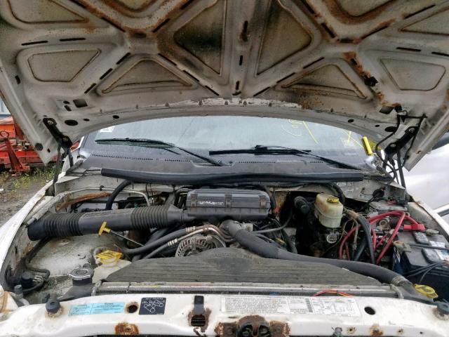 3B6MC36561M501989 - 2001 DODGE RAM 3500 WHITE photo 7