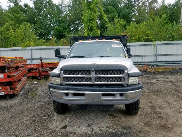 3B6MC36561M501989 - 2001 DODGE RAM 3500 WHITE photo 9