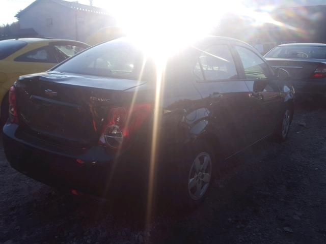 1G1JA5SG6D4257759 - 2013 CHEVROLET SONIC LS 黑色 照片 4