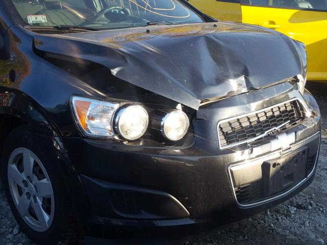 1G1JA5SG6D4257759 - 2013 CHEVROLET SONIC LS 黑色 照片 9