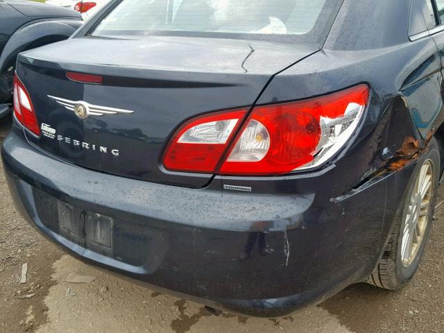 1C3LC56K57N662989 - 2007 CHRYSLER SEBRING TO BLACK photo 9