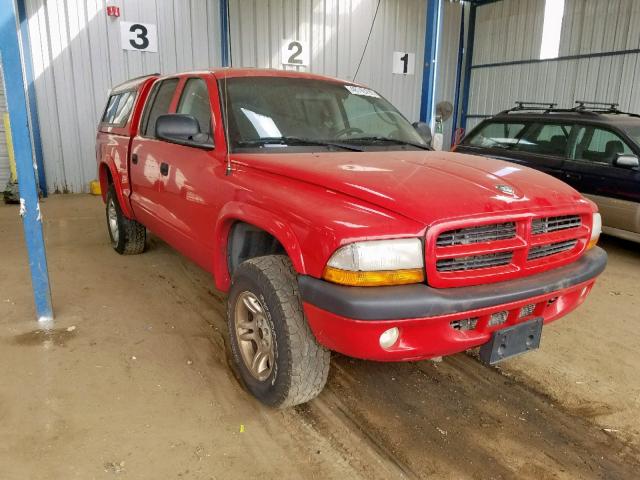 1D7HG38N53S258478 - 2003 DODGE DAKOTA QUA RED photo 1